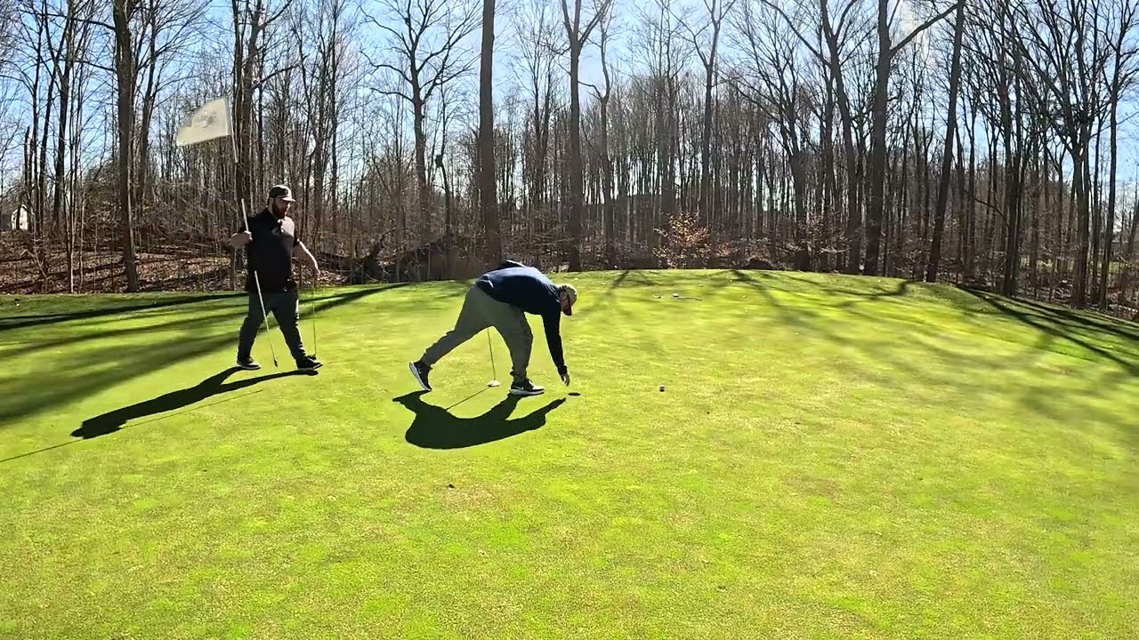 The Boys First outdoor Par 3 of the season!
