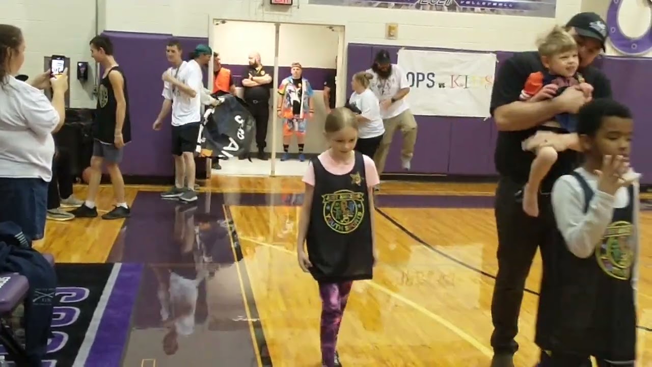 Cops vs. Kids game in Dayton, Texas