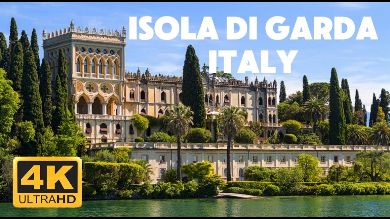 Isola del Garda, Italy – Magical Drone Views of a Private Island Paradise