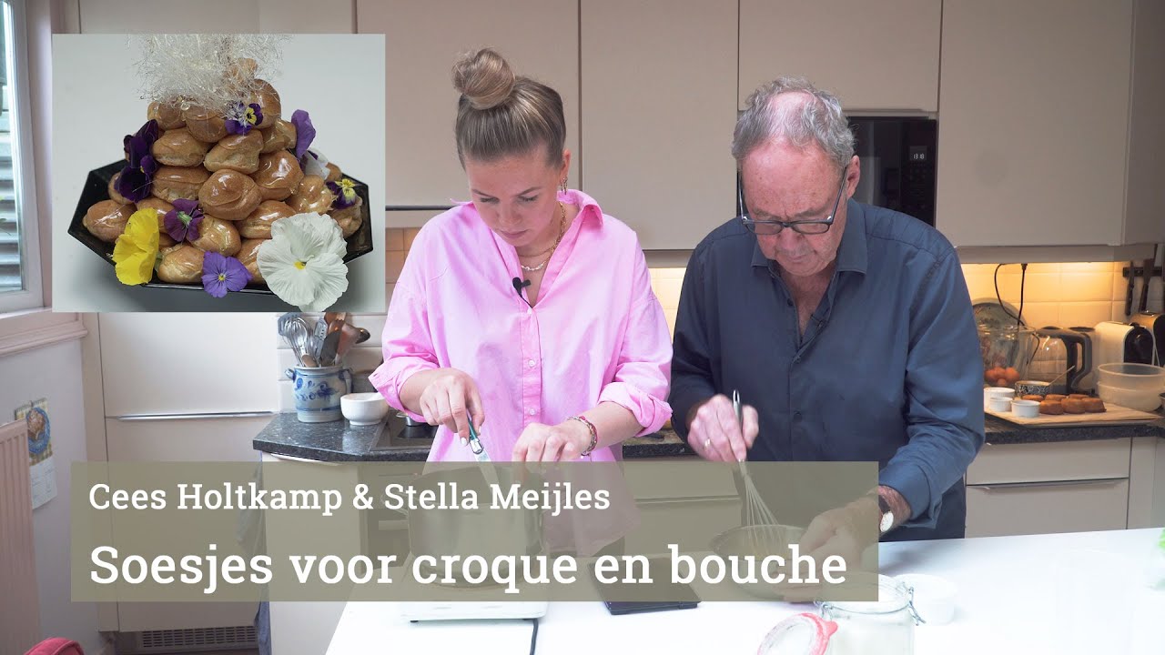 Cees & Stella maken 'rustige' soezen voor croque en bouche/Saint Honoré