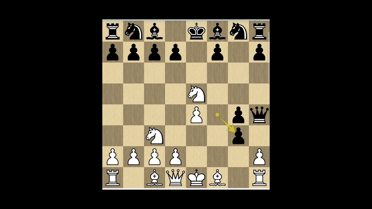 Chess Trap in Kings Gambit for chess students 