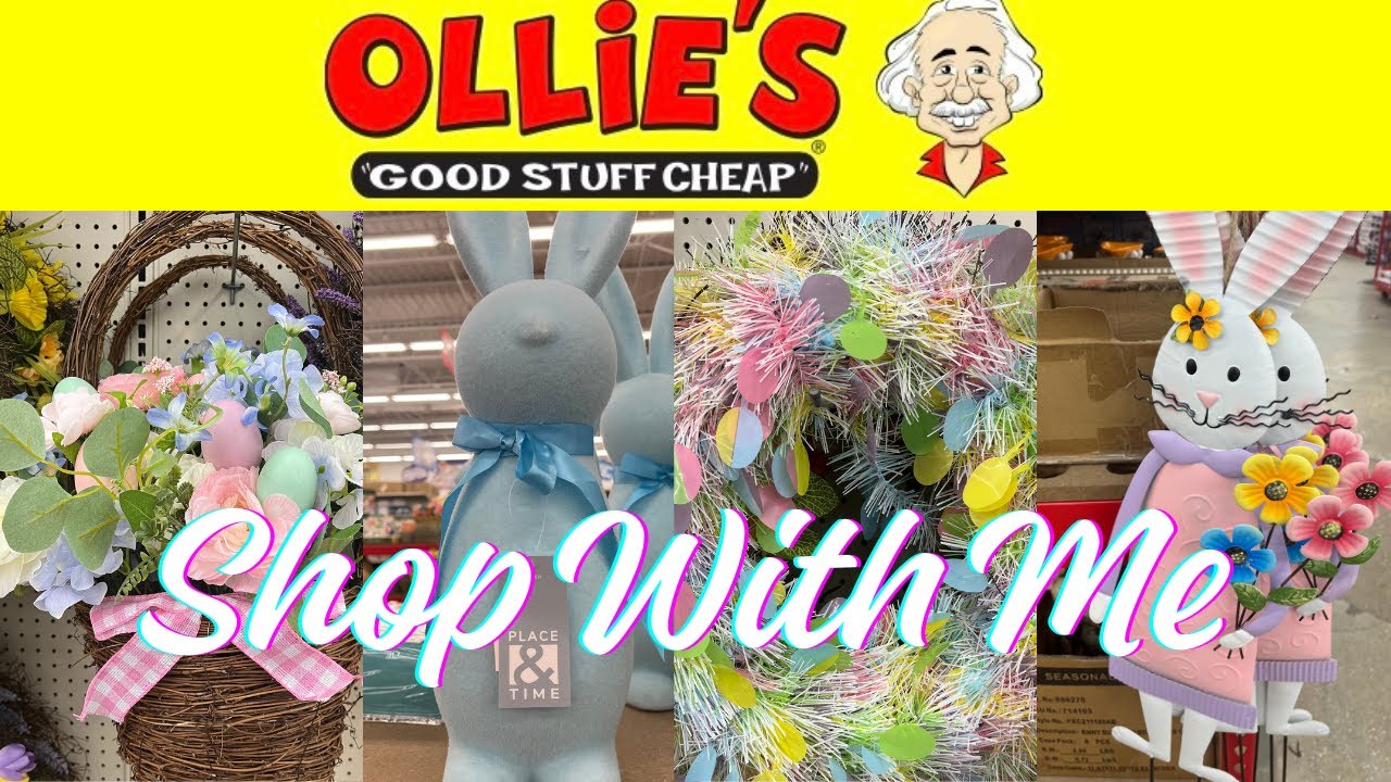 Ollie’s Bargain Outlet| shop name brands| household ✨Spring decor #ollies #shopwithme