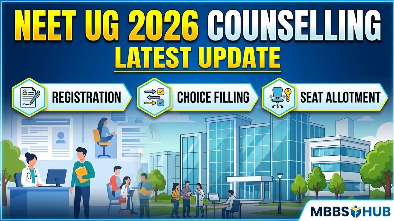 NEET UG 2026 Counselling 🔥 | MCC Counselling Latest Update | Registration, Choice Filling &Allotment