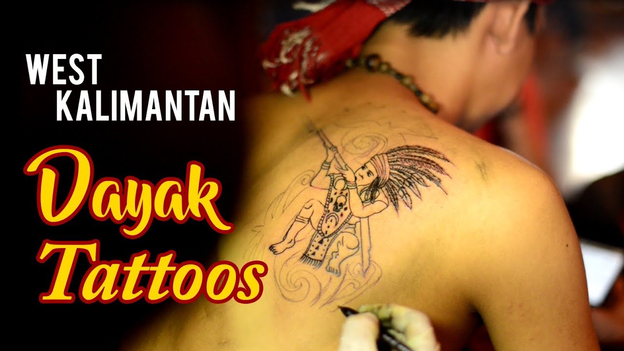 BUDAYA : Carve body... Dayak west Kalimantan tattoo art  is still sustainable