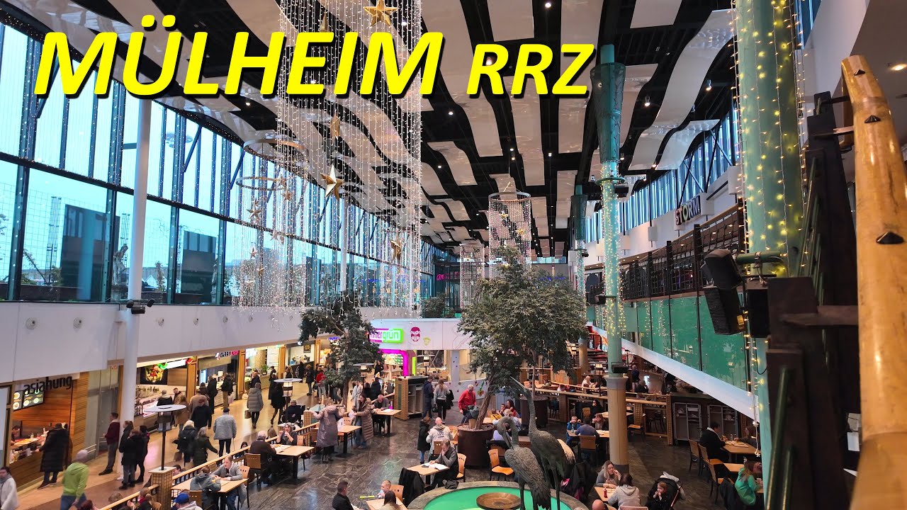 Mülheim walking 4K | Rhein-Ruhr Zentrum RRZ Dezember 2024