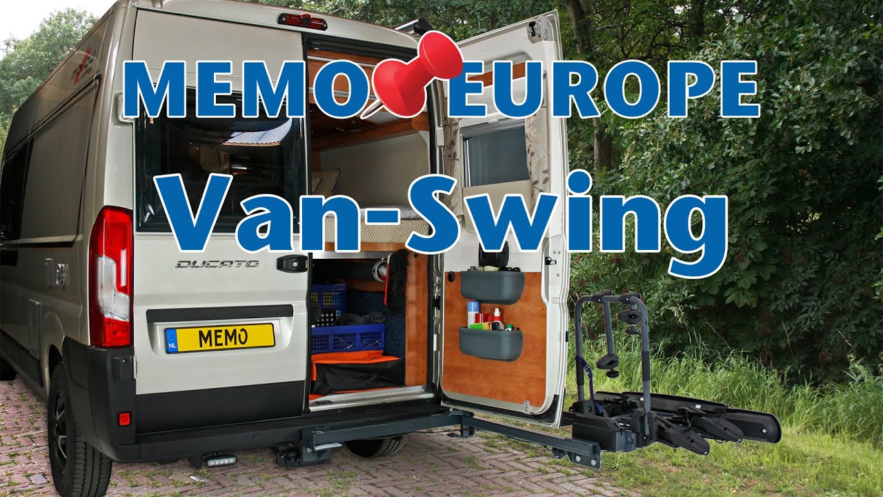 Van-Swing zwenkmodule voor fietsendrager op buscamper - Memo Europe