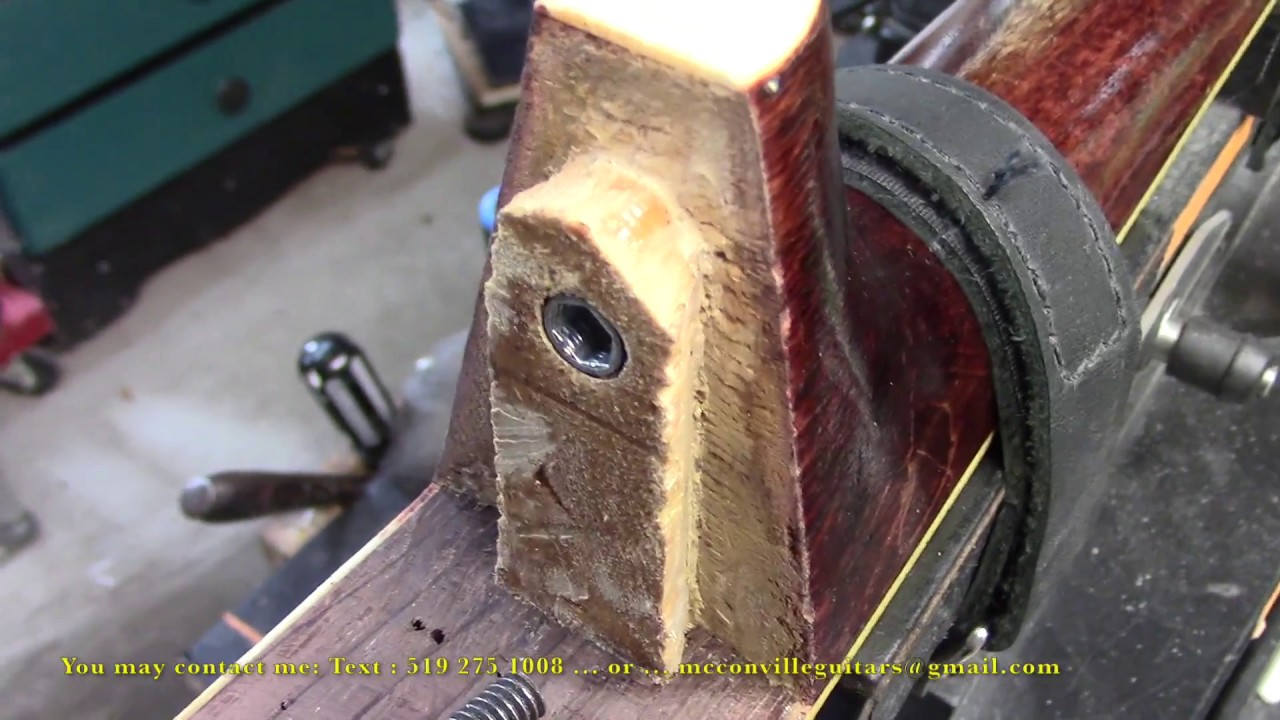 1920's Dovetail Neck Re-Set / Detailed Tutorial @StringTechWorkstations
