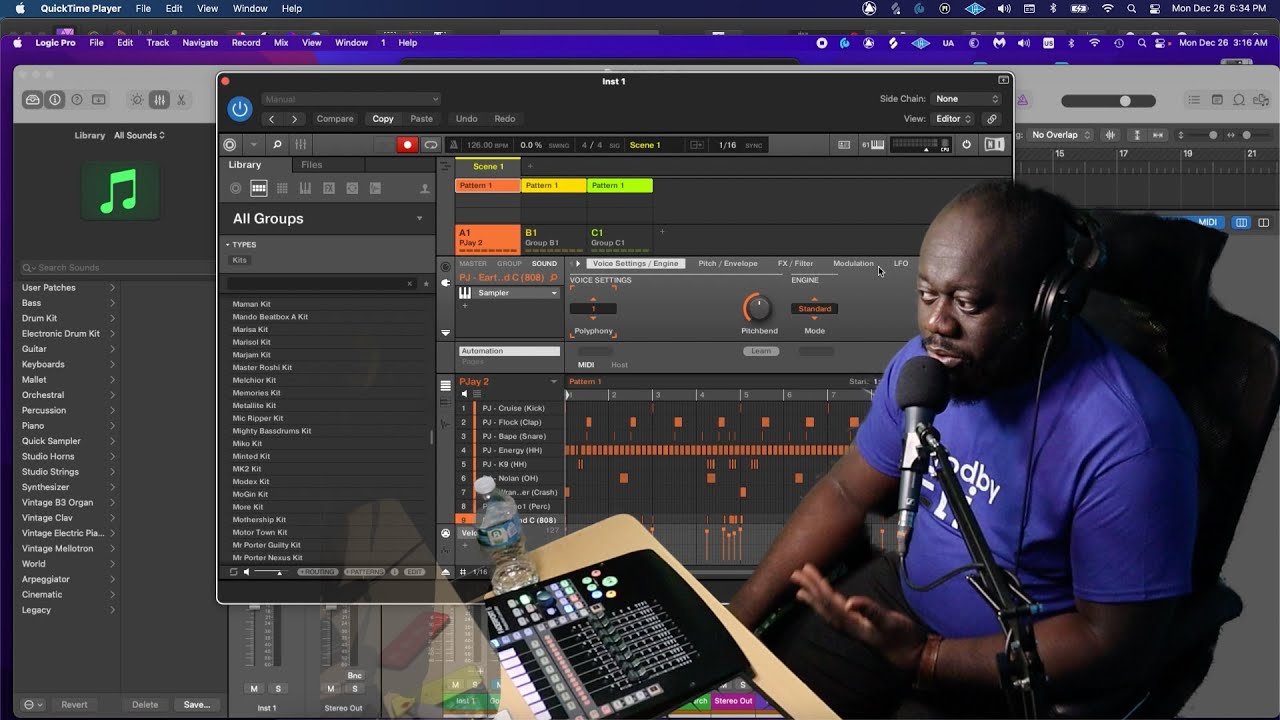 Logic Pro X & NI Maschine Workflow