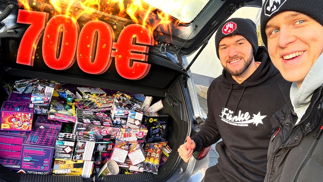 DIE BESTE FEUERWERK EINKAUFSTOUR JEMALS (700€)😱🔥| Silvester 2025/2026