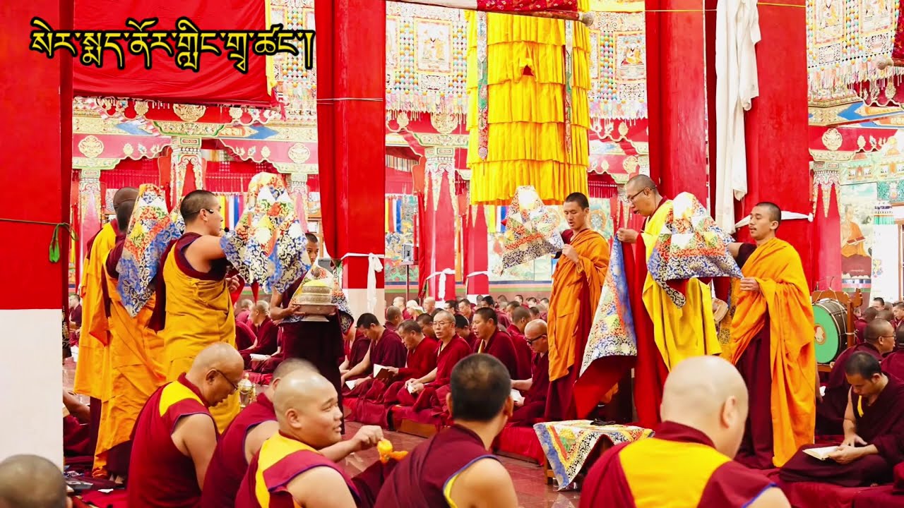 This video was taken during the wonderful 7-day grand prayer at Sera Mey Monastery. 