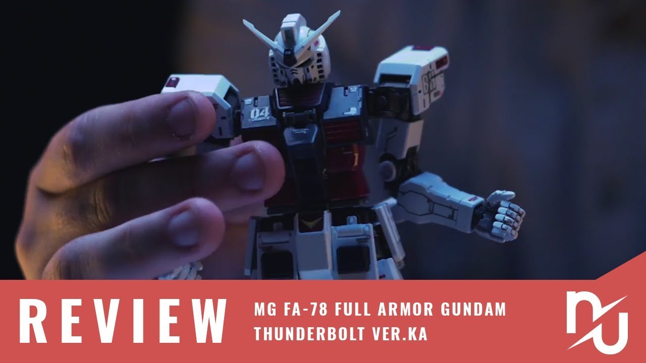 02- Gundam Thunderbolt Full Armor Gundam MG Ver Ka. REVIEW