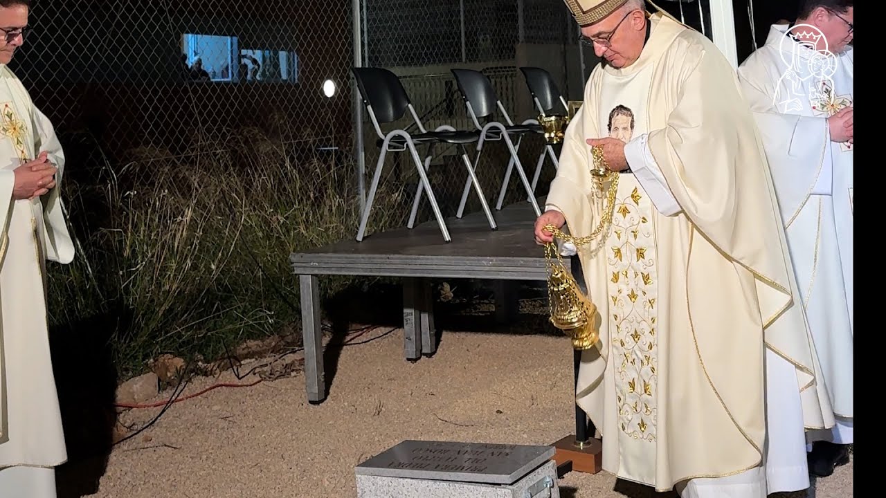 Primera piedra del nuevo templo de la parroquia San Juan Bosco de Torrent