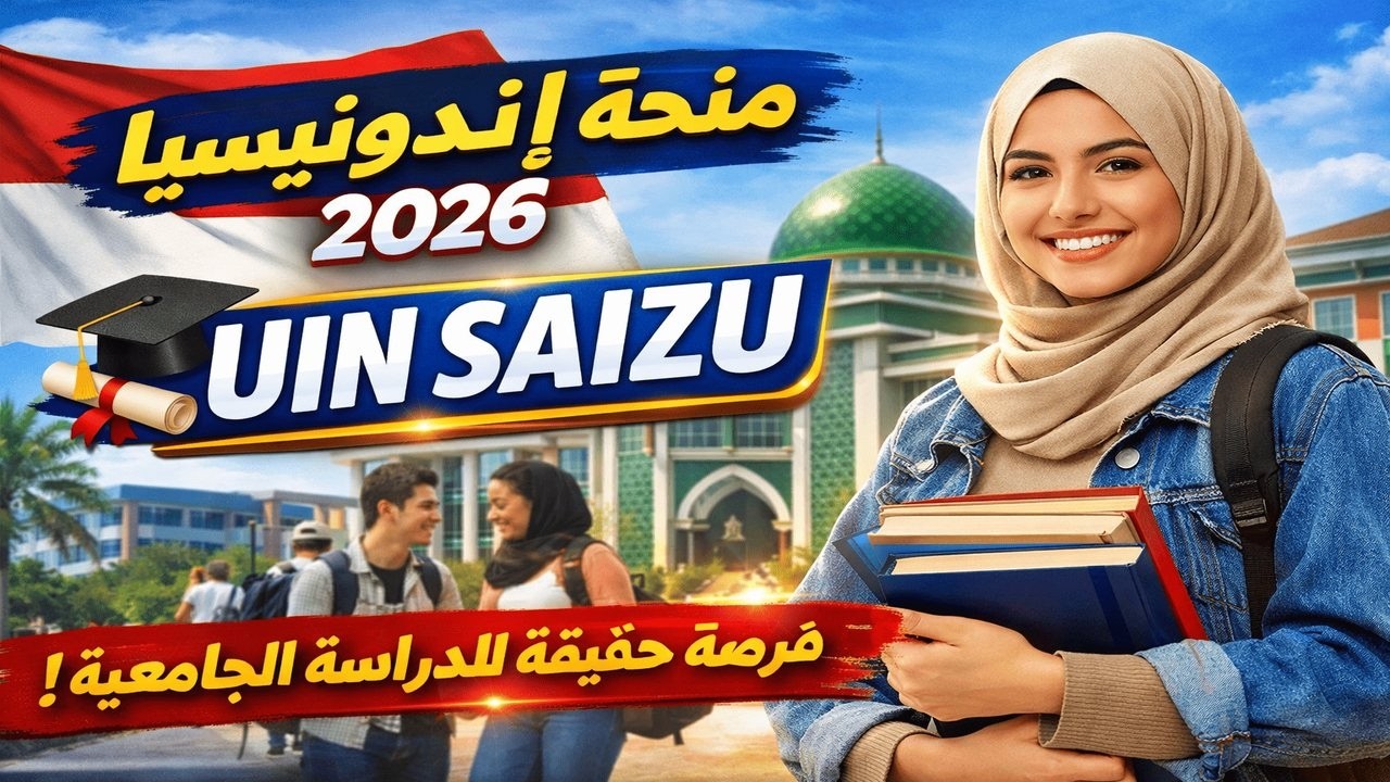 🚨 منحة UIN SAIZU إندونيسيا 2026 بدون IELTS 🇮🇩 | تمويل كامل + راتب — طريقة التقديم خطوة بخطوة