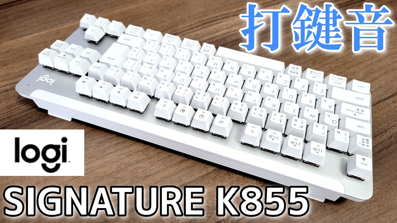 Logicool SIGNATURE K855 打鍵音 #ASMR