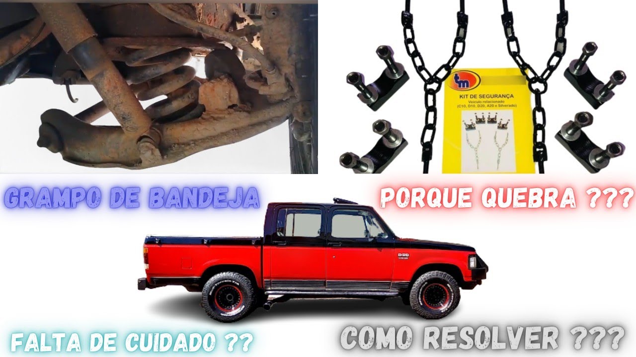 COMO RESOLVER PROBLEMAS COM GRAMPOS DE BANDEJA DA D20 #silverado #D10 #dodgeram #ram #2500