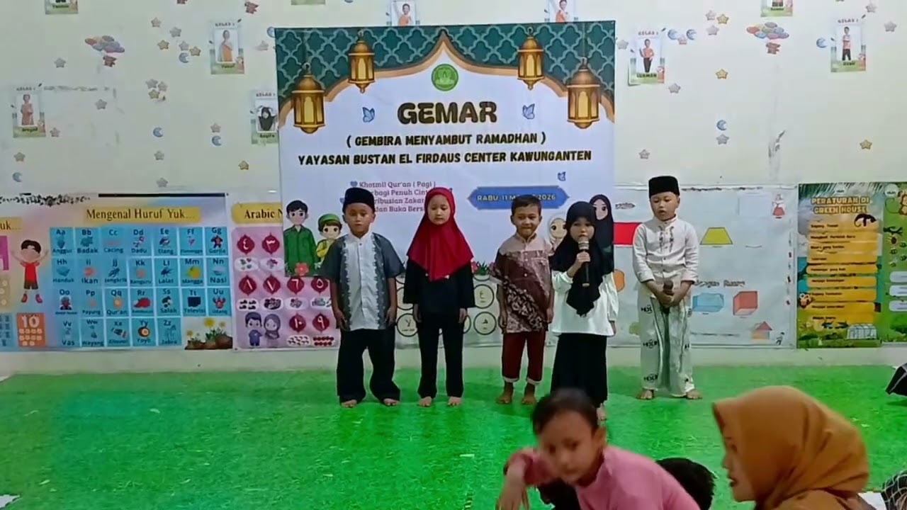 Pembacaan Ayat Suci Al Qur'an Kelas Amanah PAUD Bustan El Firdaus