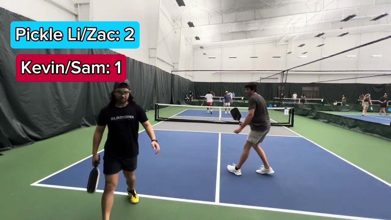 Content creator tries 5.0 pickleball