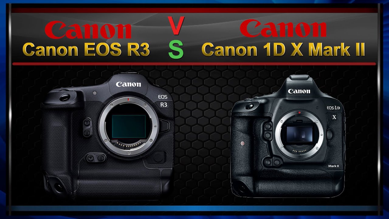 Canon R3 vs Canon 1D X Mark II Comparison Video (Spec Comparison)