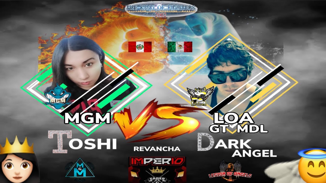 MGM TOSHI VS GT LOA MDL DARK ANGEL KOF 2002 REVANCHA