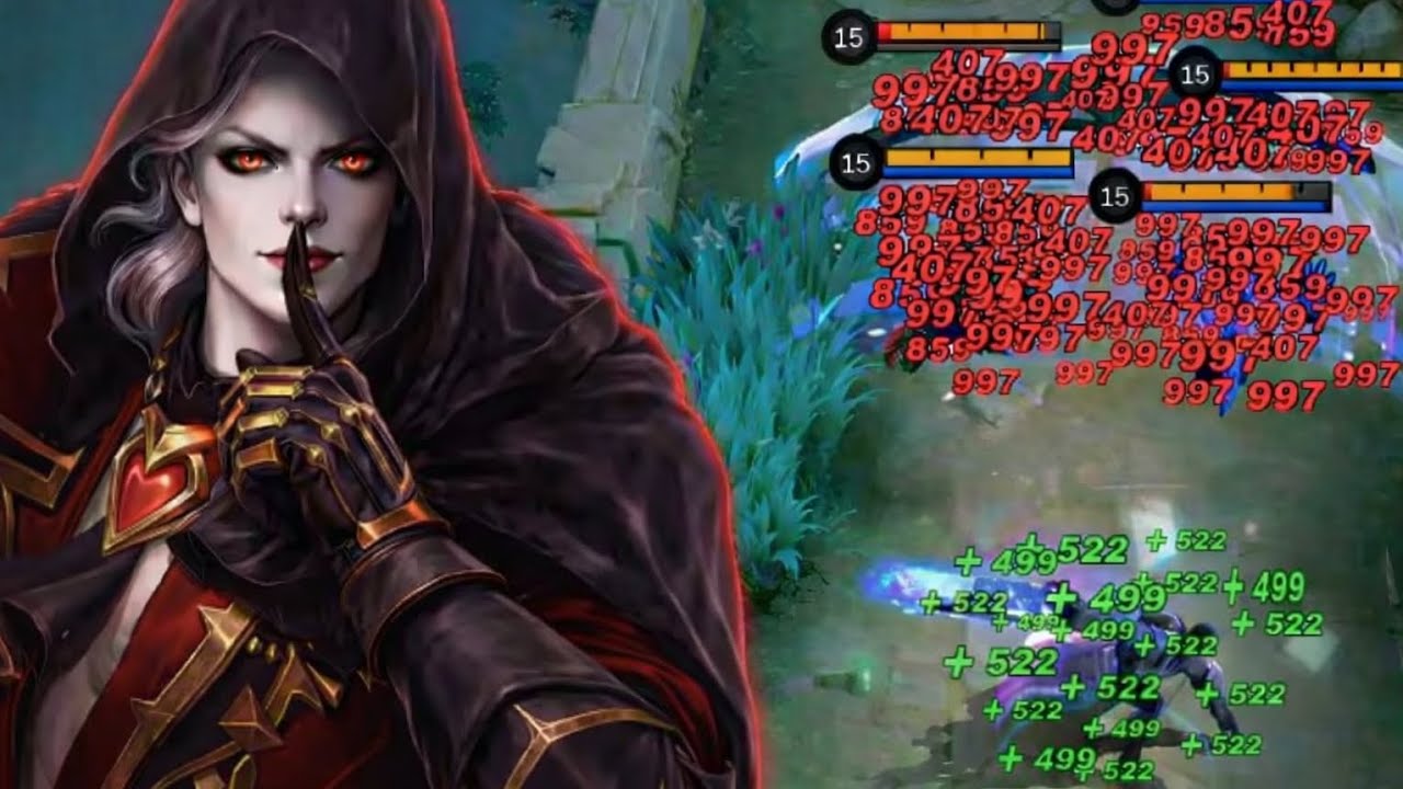 Viscount Alucard Maniac 1X  reveal build and emblem |Alucard |mlbb Alucard 