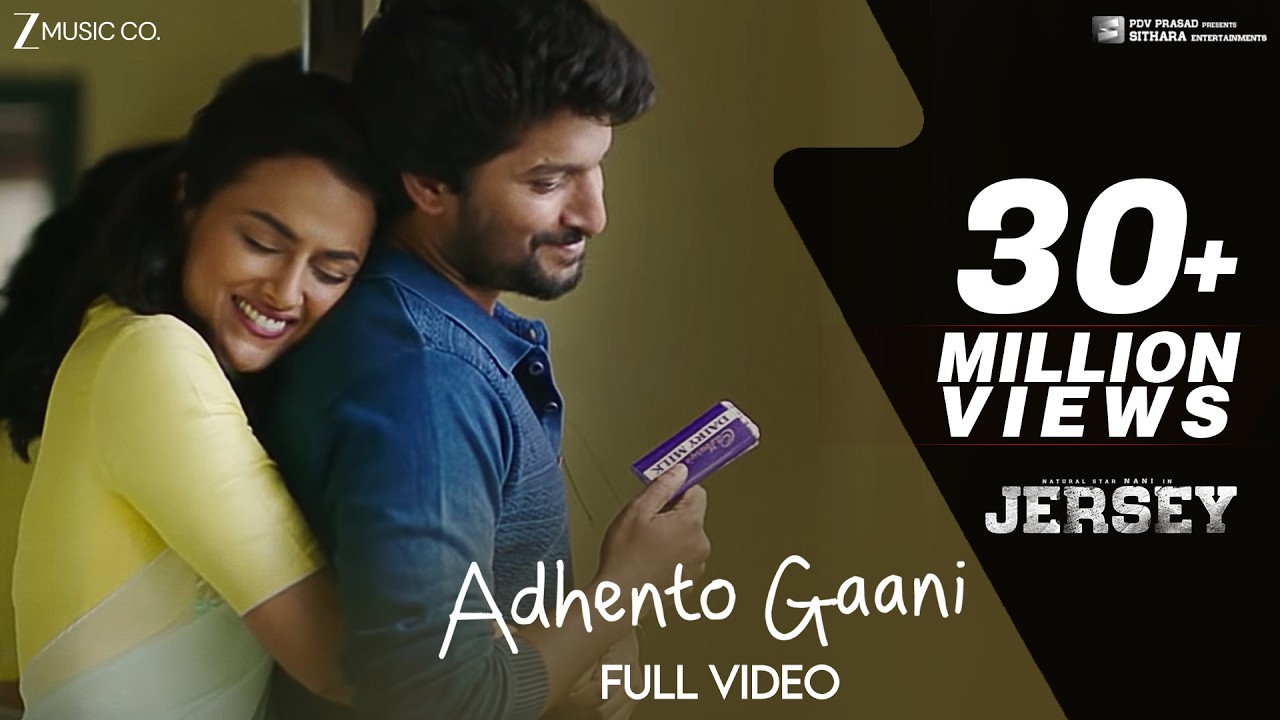 Adhento Gaani Vunnapaatuga - Full Video | JERSEY | Nani, Shraddha Srinath | Anirudh Ravichander