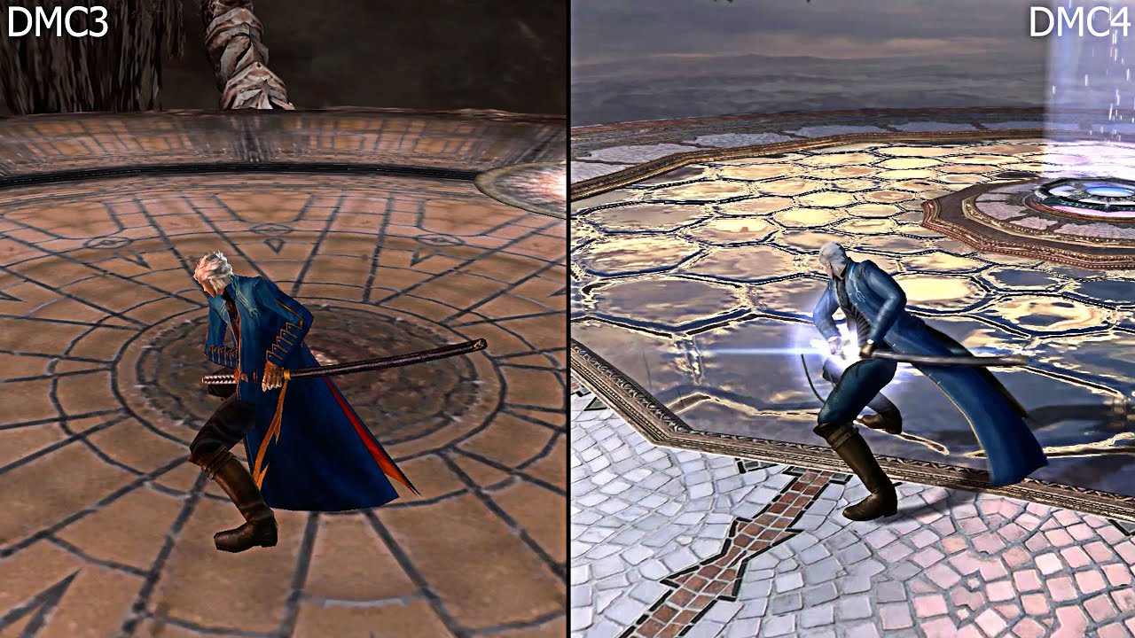 Devil May Cry 3 Vs Devil May Cry 4 Vergil Skills | comparison