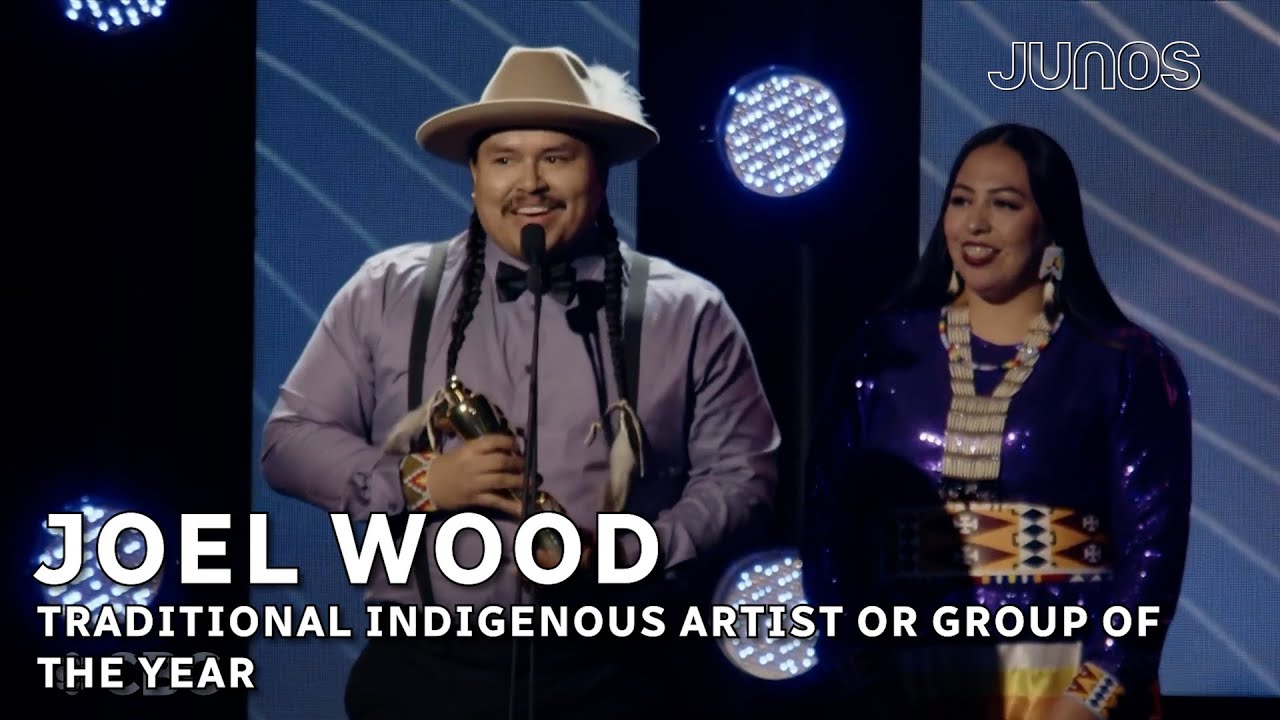 Joel Wood wins Traditional Indigenous Artist or Group of the Year | Juno Awards 2024