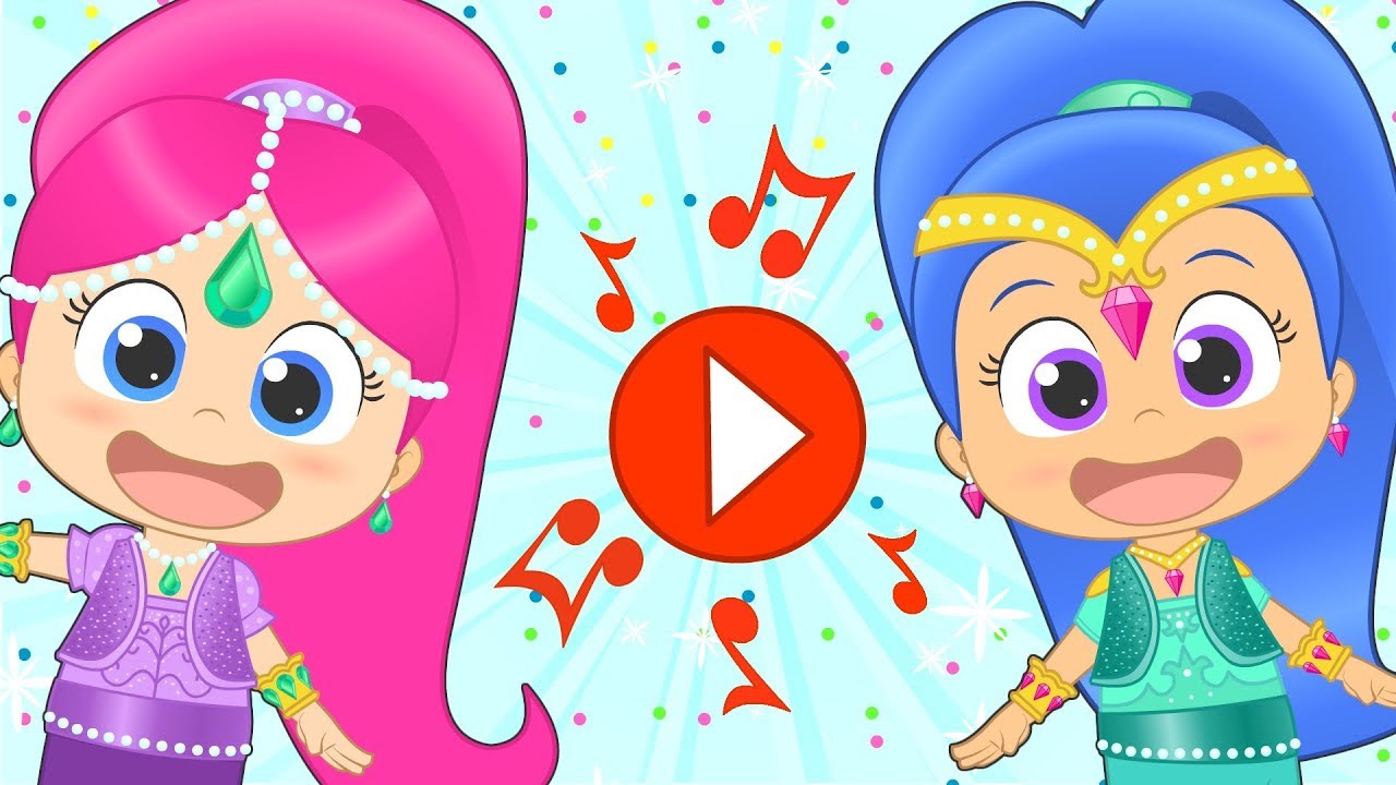 SHIMMER & SHINE ✨ Song Compilation with Genies Shimmer and Shine | Learn by Singing and Dancing