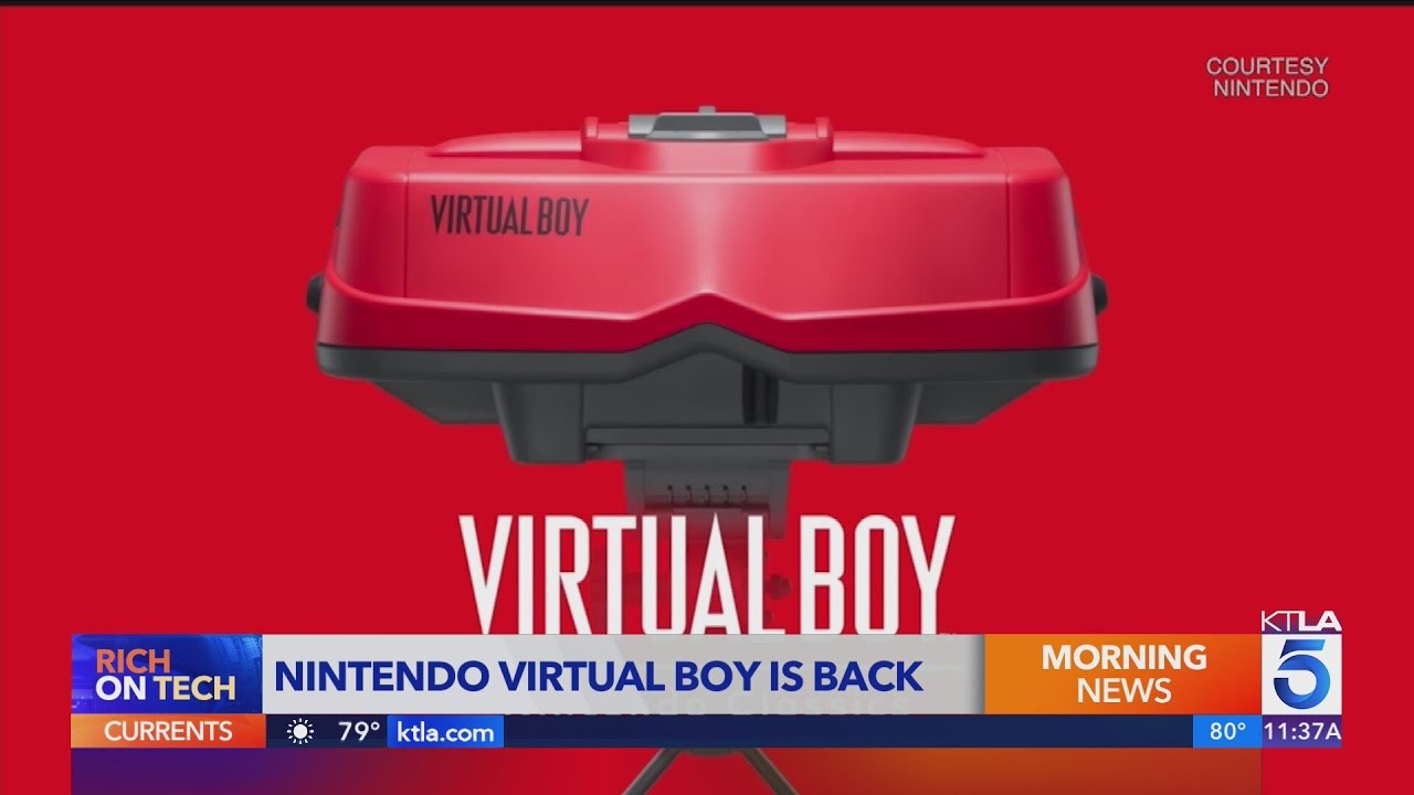 Nintendo is bringing back the Virtual Boy