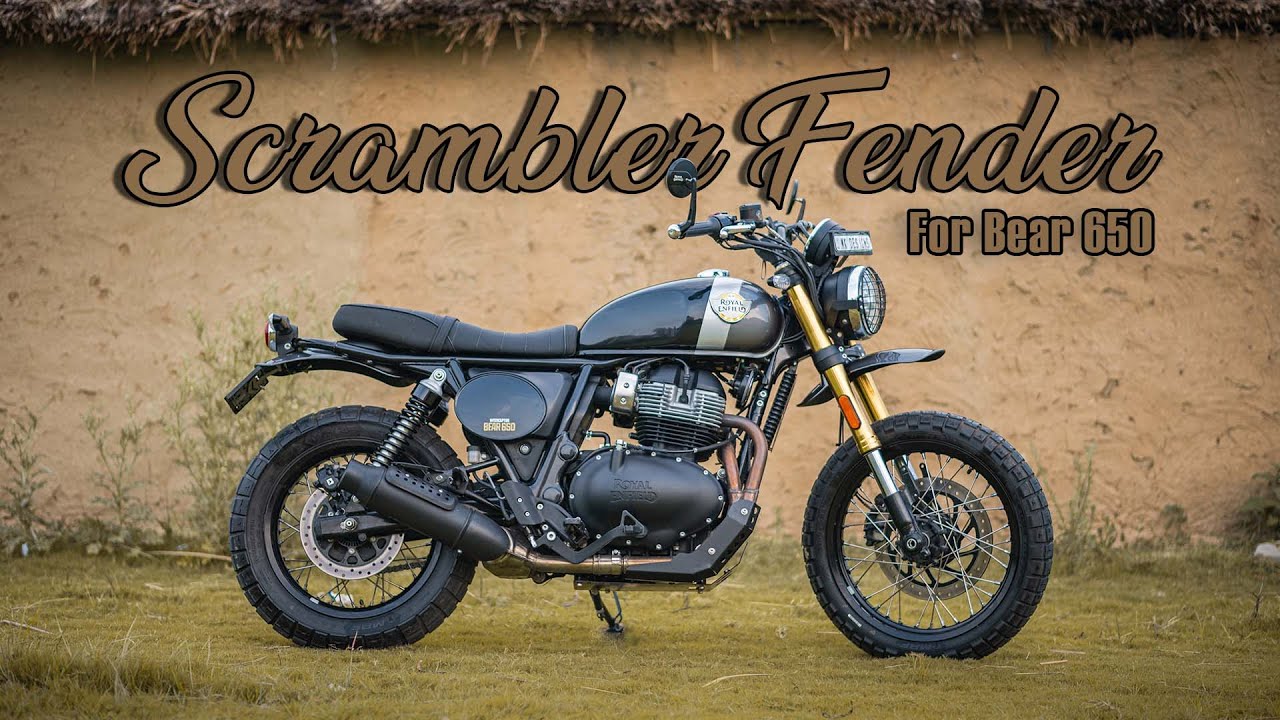 SCRAMBLER FENDER | INTERCEPTOR BEAR 650 | INSTALLATION GUIDE