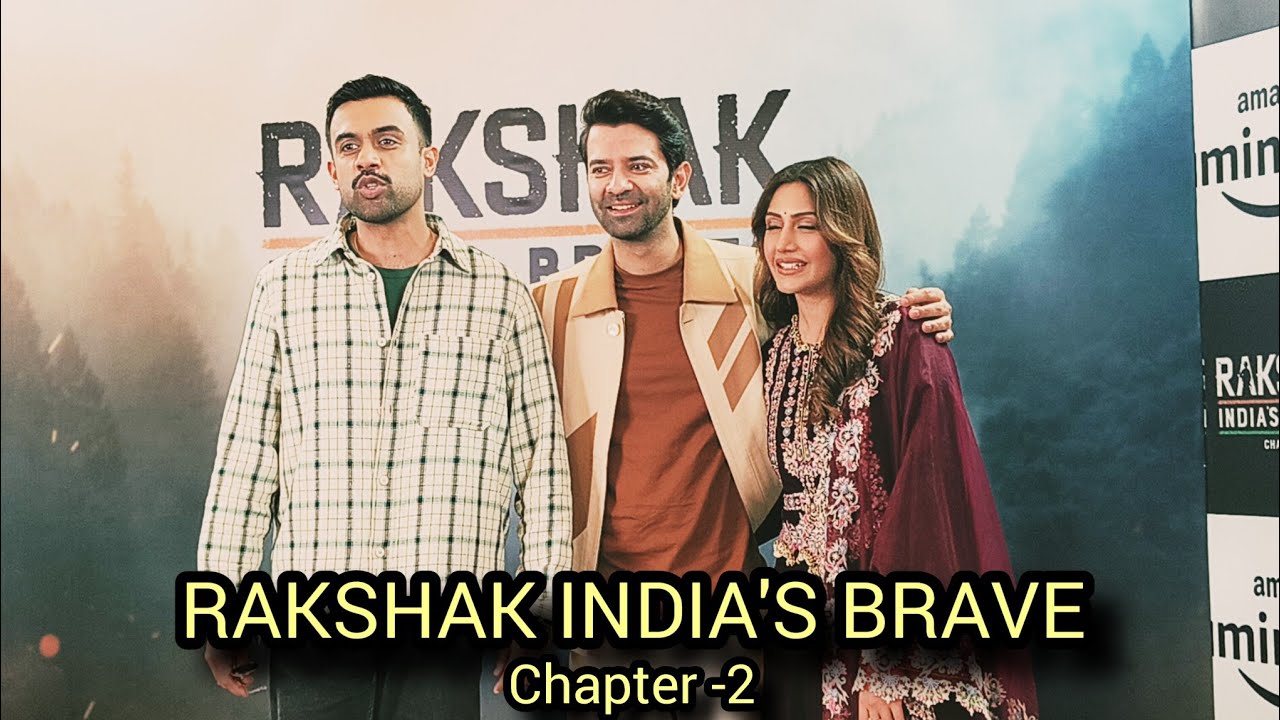 Barun Sobti, Surbhi Chanda & Vishwas Kini for promoting their new series rakshak India's brave