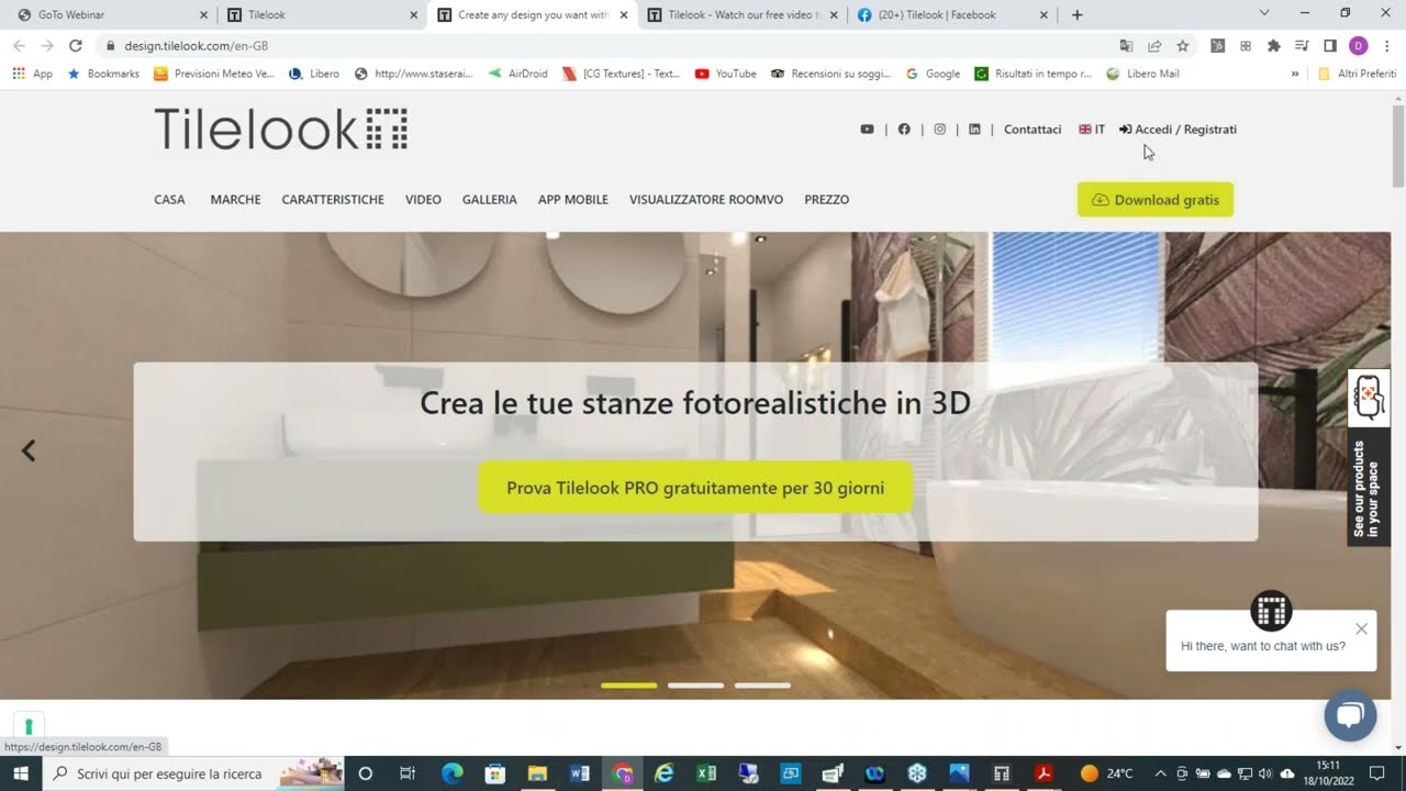 Create a complete bathroom project in a few minutes with Tilelook's Design Tool