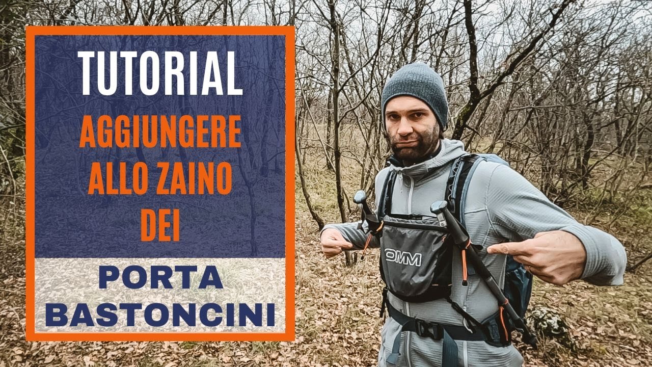 Come aggiungere dei PORTA BASTONCINI ai nostri zaini!