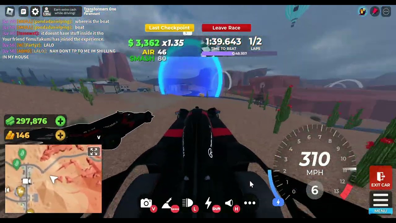 Roblox Drive World: Turbo Rally 1:39.612 Glitchless and Double Cut with Silvio Evo (Ferrari 499P)