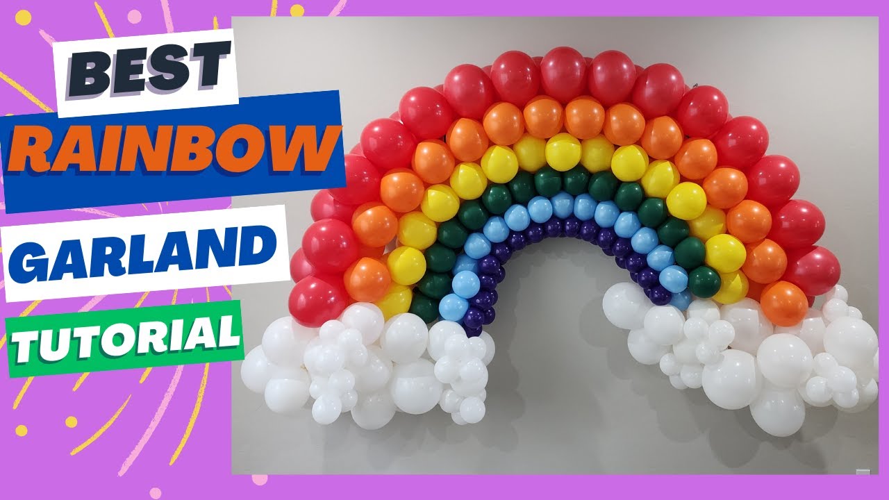 How to: Rainbow Balloon Arch