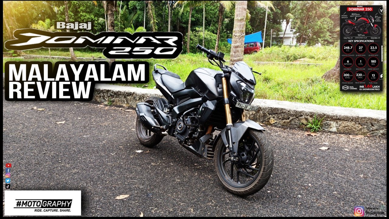 Dominar 250💥 Malayalam Review||✨CYKER VLOGS💫