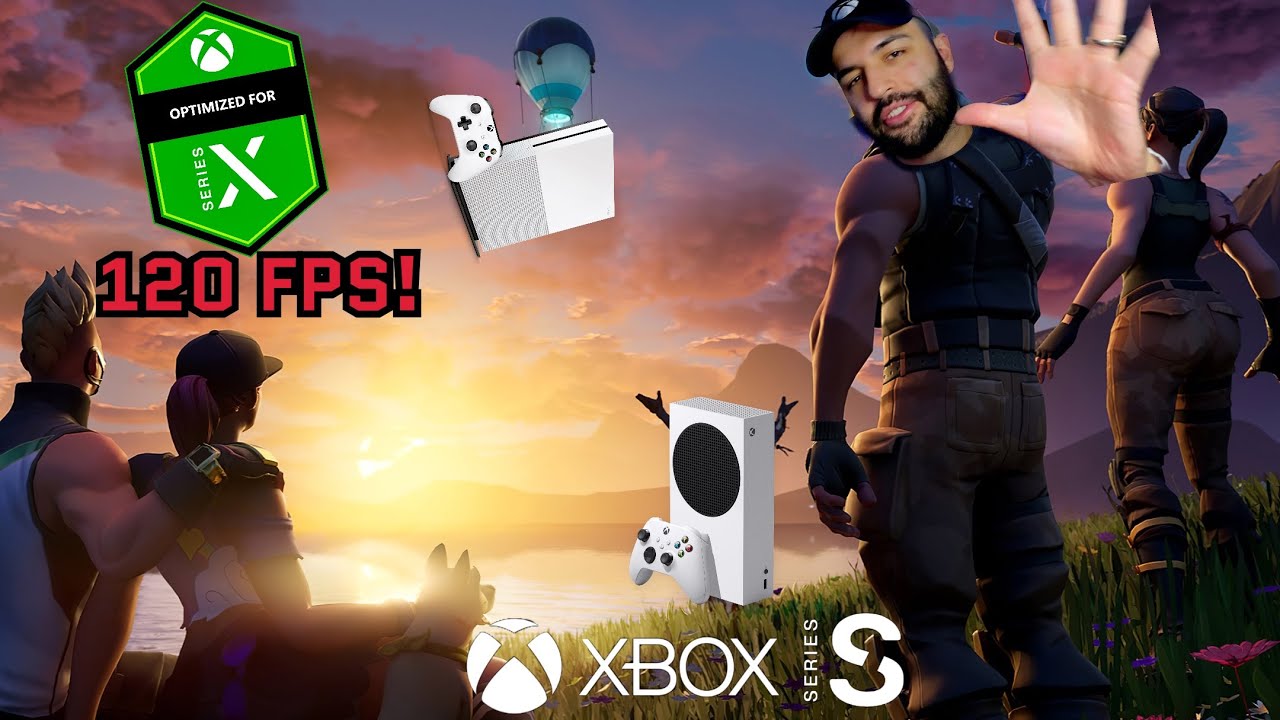 Fortnite Xbox Series S vs Xbox One S - Split Screen Performance Gameplay Analysis Comparison