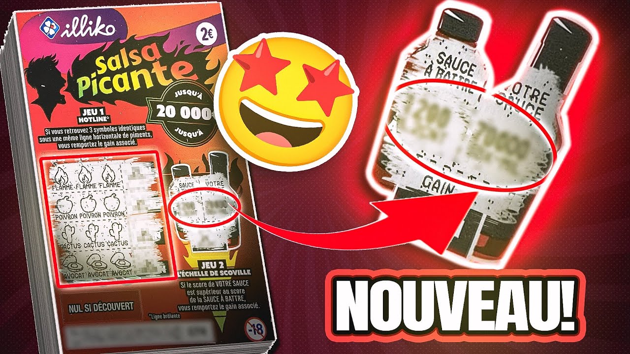 TROP DE GAINS DANS CE CARNET DE SALSA PICANTE ! 🤩 (nouveaux tickets FDJ) 