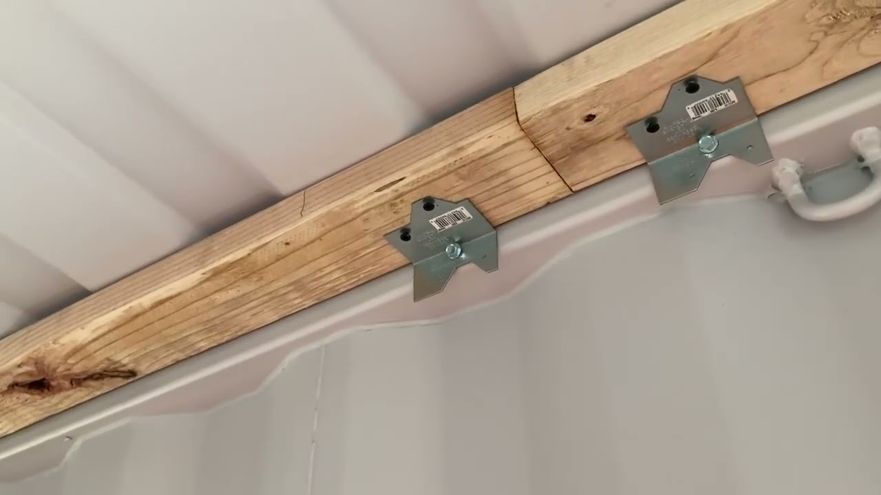 Installing studs and insulation in container house