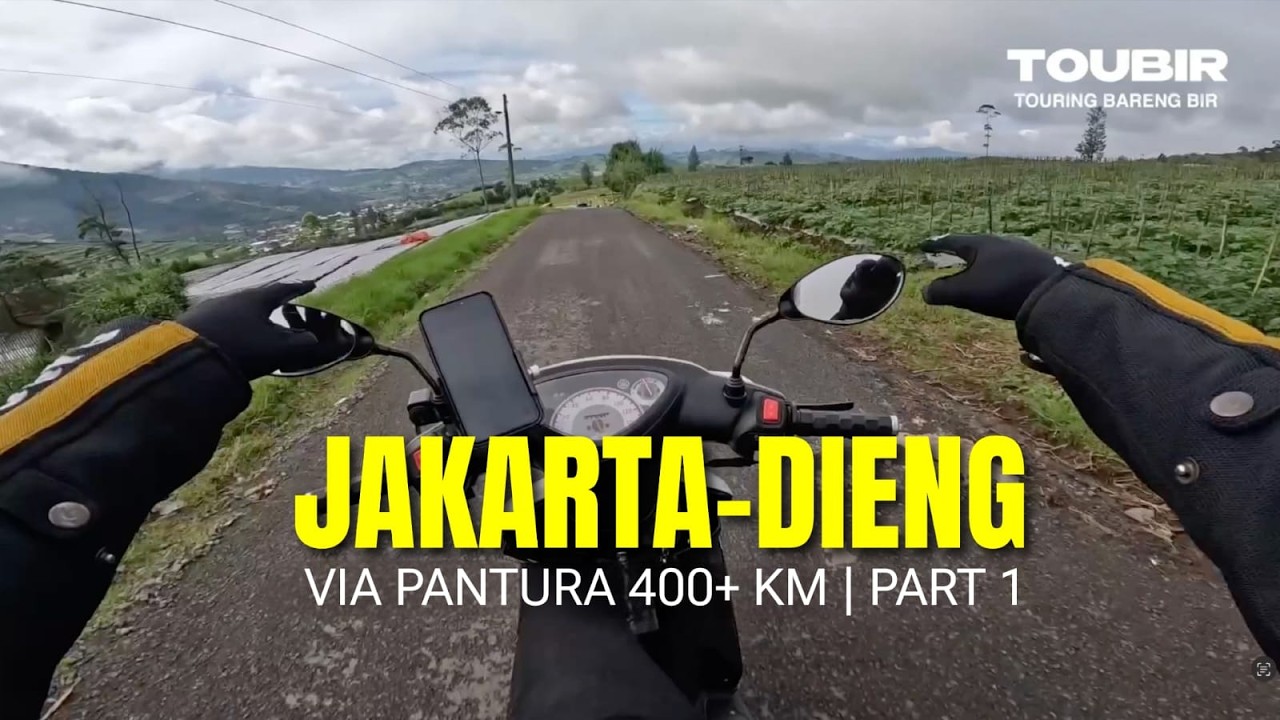 NEKAT! Mio 155cc Touring Jakarta - Dieng Via Pantura Malam Hari, Hampir Gagal