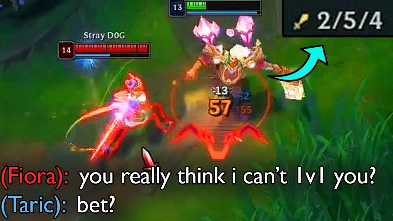 Can a TARIC 1v1 a 7/2 FIORA?