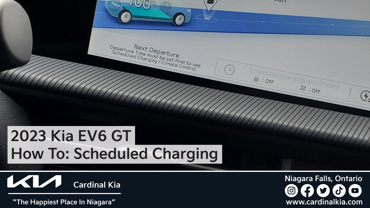 2023 Kia EV6 GT | How To Schedule Your Charging!