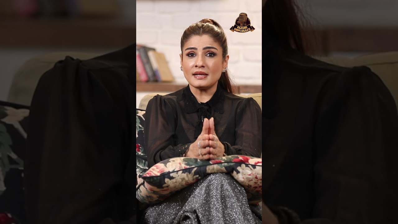 Click👆For Interview | Mere Sabse Best Gaane Chichi (Govinda) Ke Saath The | Raveena Tandon #shorts
