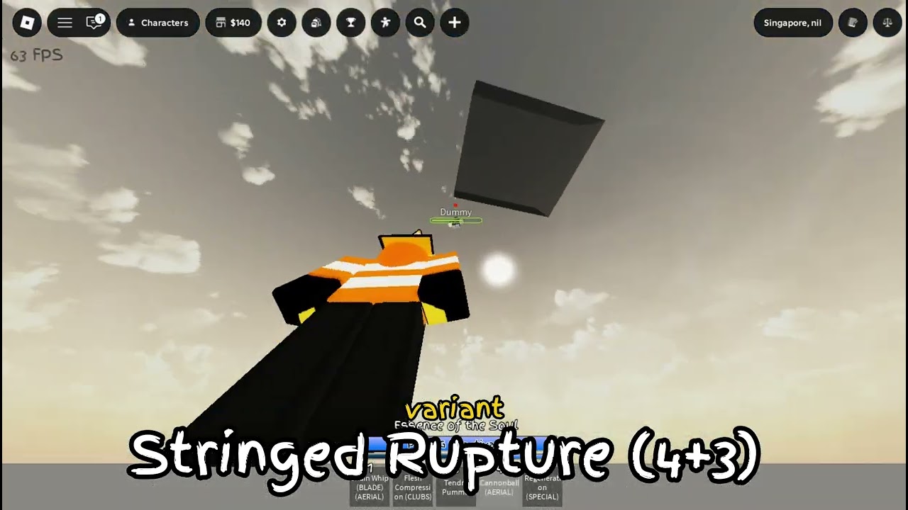 fully aware mahito moveset || JJS skill builder