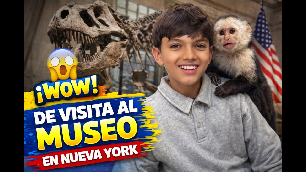 🦖😱 ¡Casi soy devorado por un T-REX en el museo de NY! 🇺🇸
