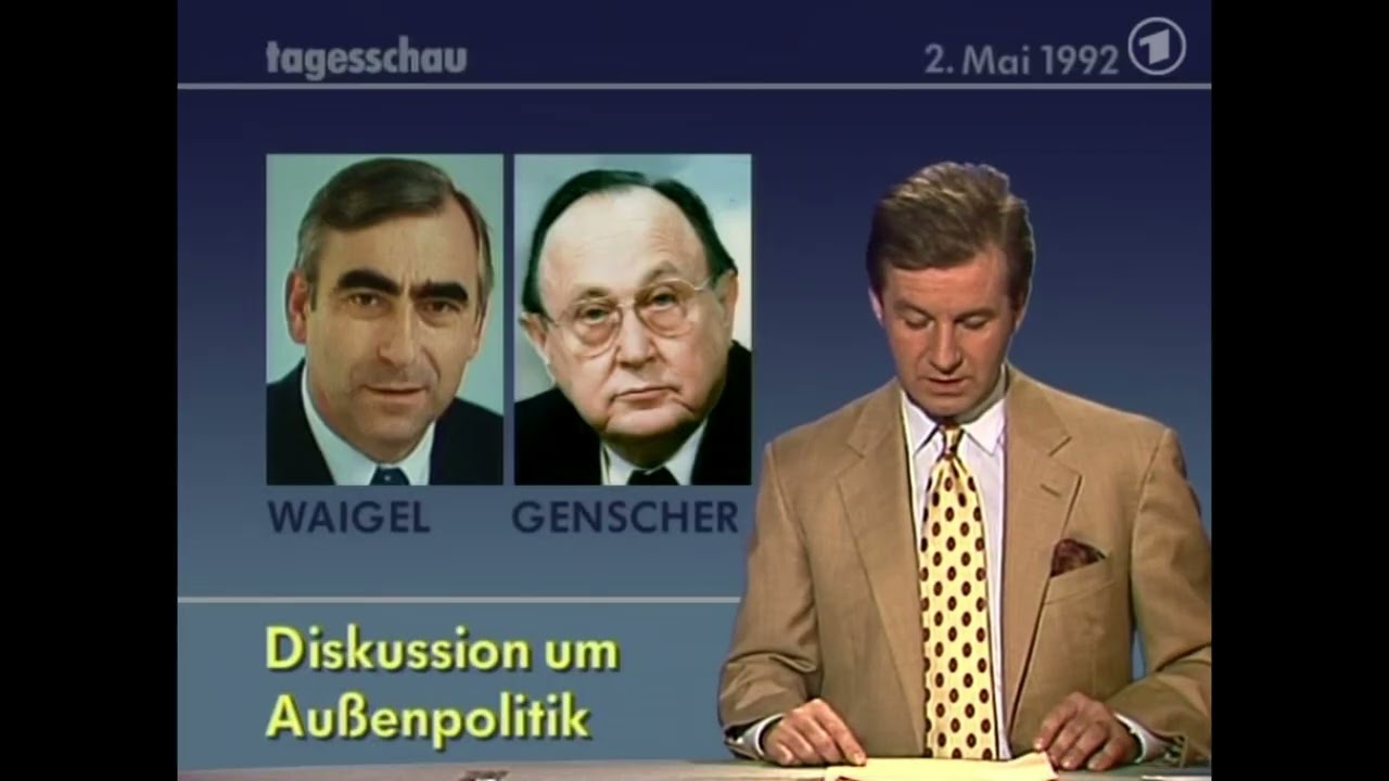 Diskussion um Außenpolitik  2 5 1992