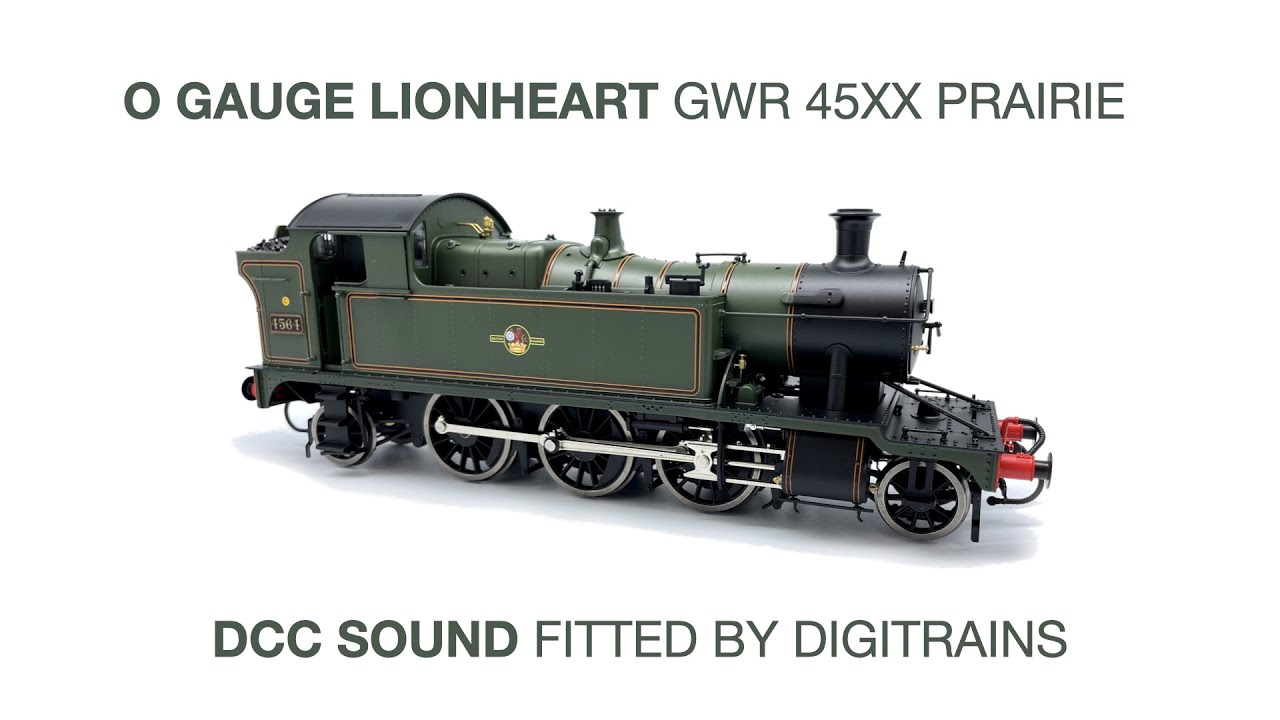 Lionheart O Gauge 45XX Prairie DCC Sound Fitted By Digitrains