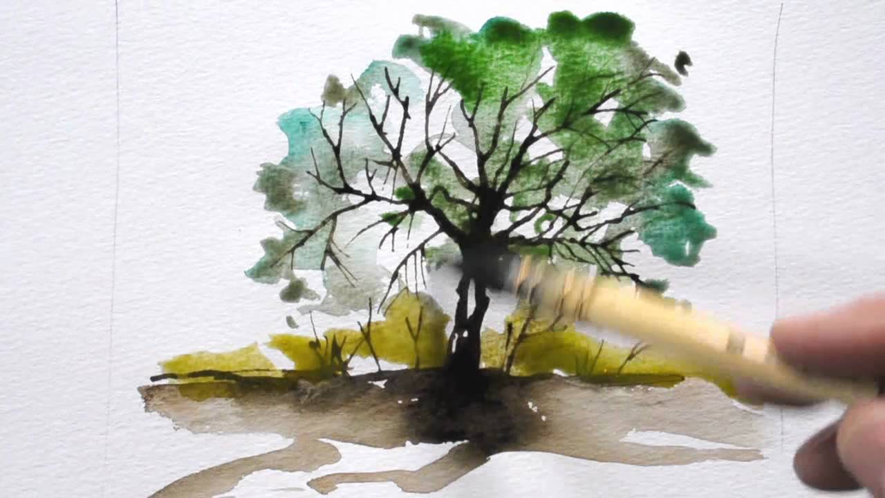 Bettags-Malschule - Aquarellmalerei mit dem Aqualiner - Batikkännchen