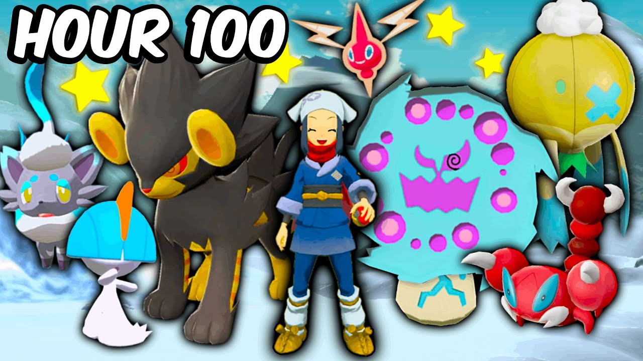 Я провел 100 ЧАСОВ на охоте в Pokemon Legends Arceus!