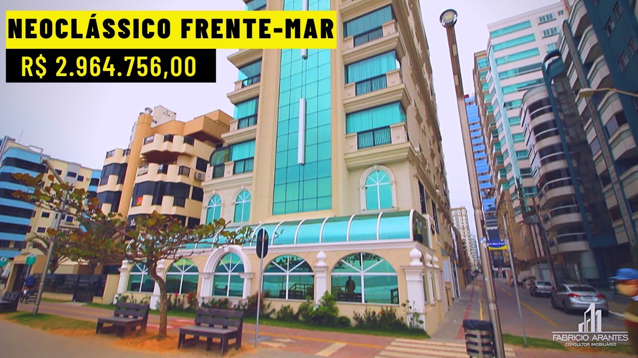 Apartamento Frente Mar na Meia Praia em Itapema-SC
